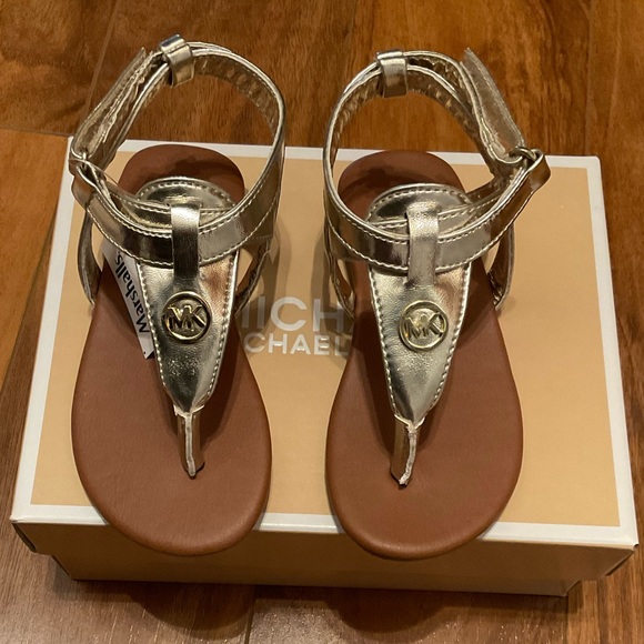 Michael Kors Other - MICHAEL KORS LIL TAMARA-T TODDLER SANDALS IN GOLD SZ 8